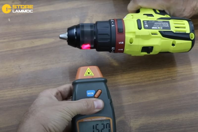 Tốc độ không tải máy khoan pin Cacoop tốt nhất