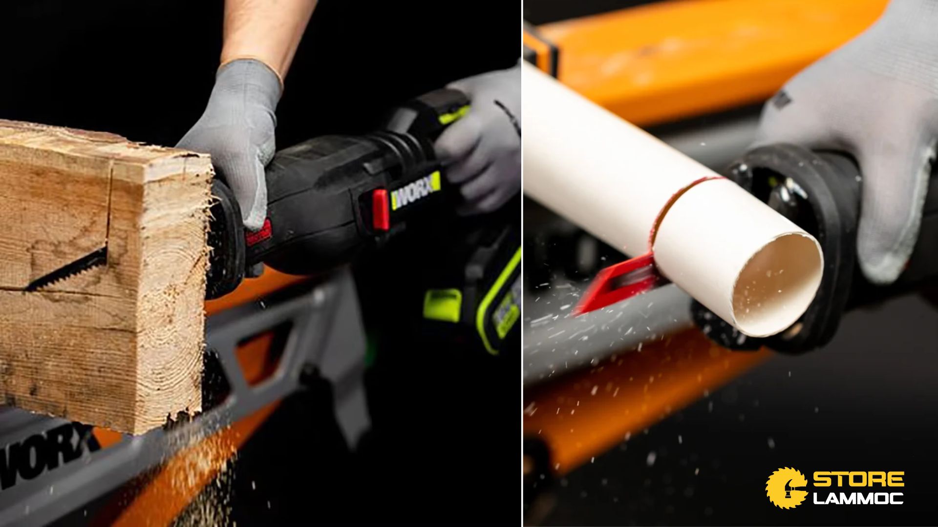 Trải nghiệm thực tế khi sử dụng máy cưa kiếm Worx