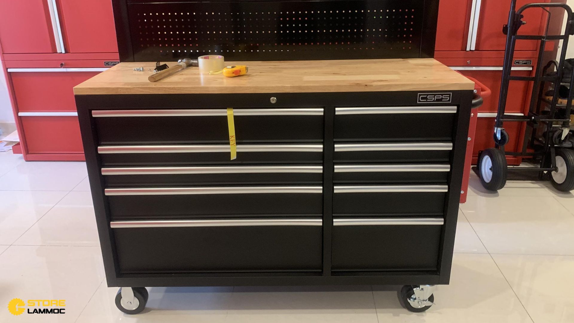 Tủ đồ nghề CSBS 132cm với 10 ngăn