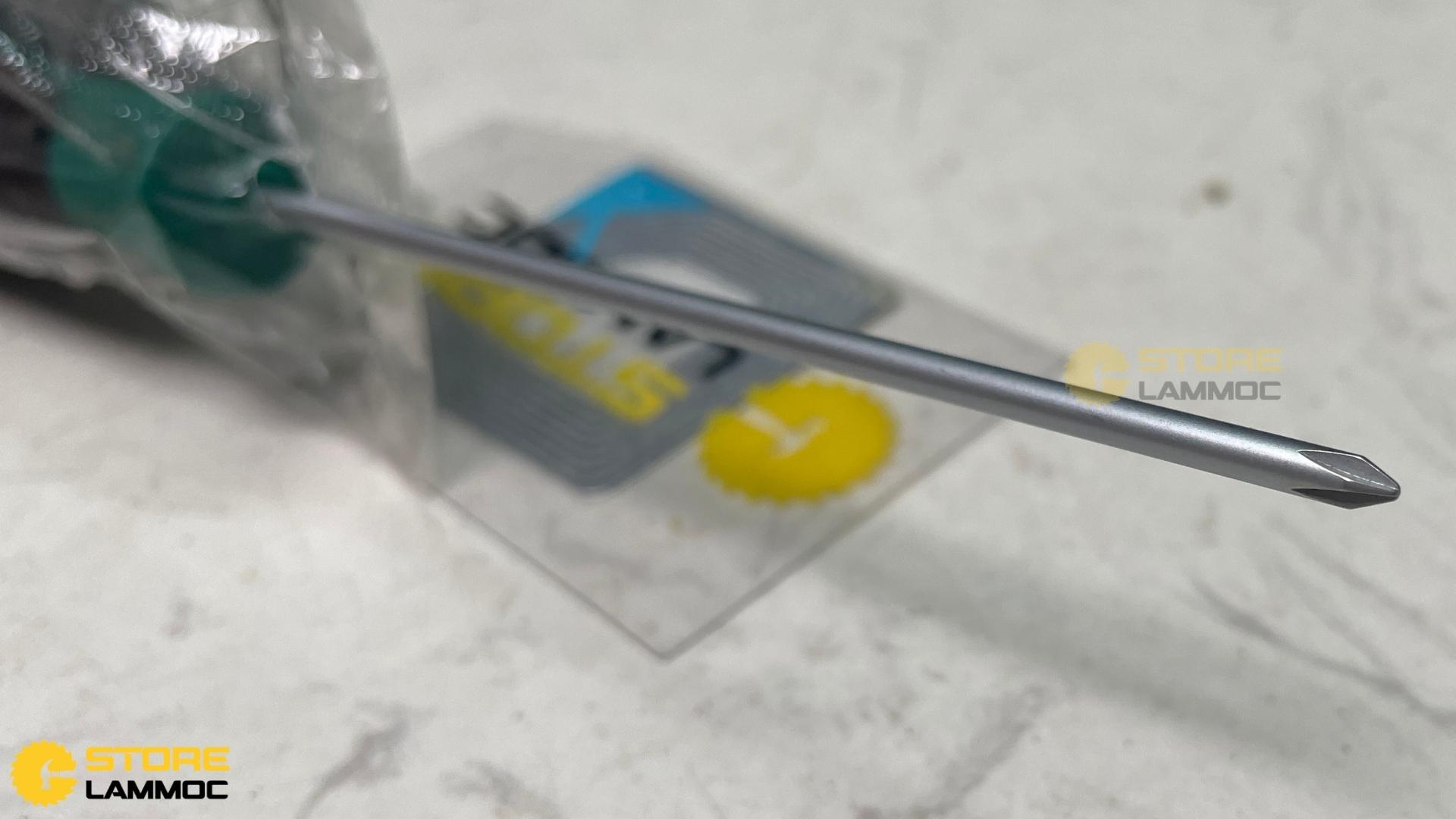 Tua vít chữ T đầu chữ thập 0x100mm Sata 63503