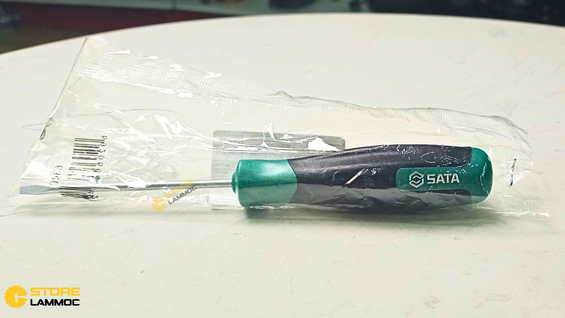 Tua vít chữ T đầu dẹp 3x75mm Sata 63402 - 1