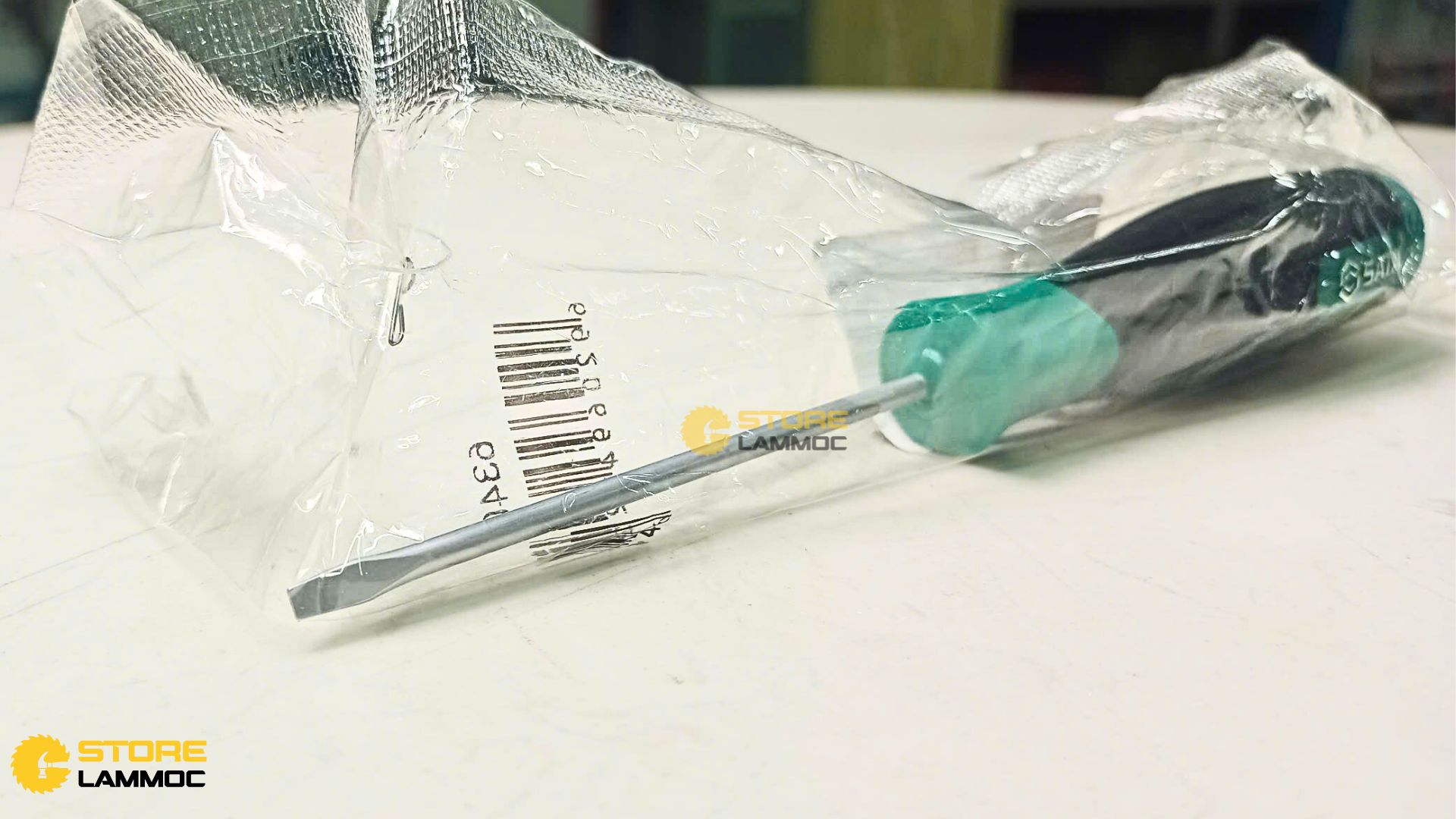 Tua vít chữ T đầu dẹp 3x75mm Sata 63402 - 2