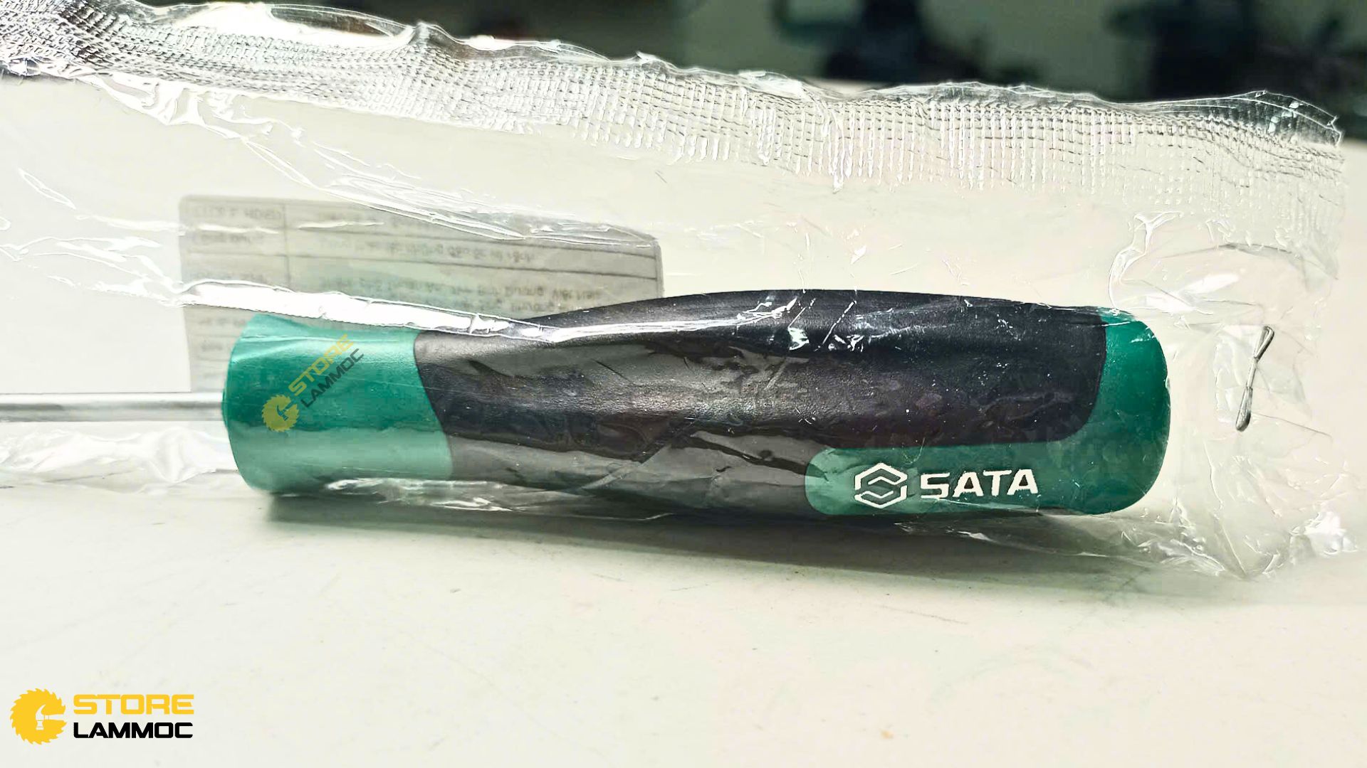 Tua vít chữ T đầu dẹp 3x75mm Sata 63402 - 4