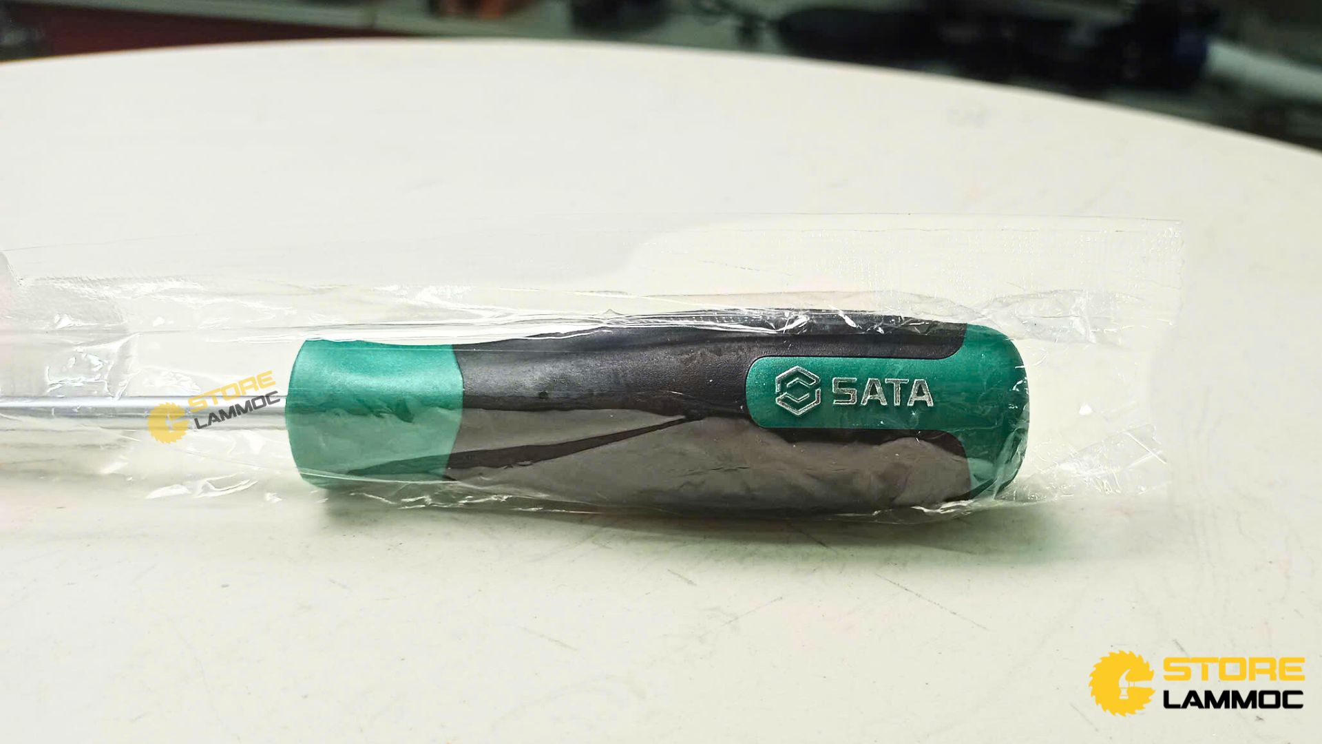 Tua vít chữ T đầu dẹp 5x200mm Sata 63410 - 4