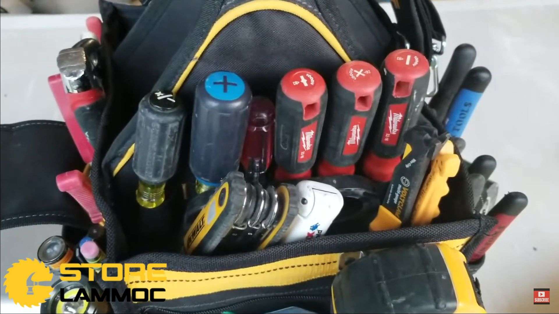 Khả năng chứa của túi đồ nghề