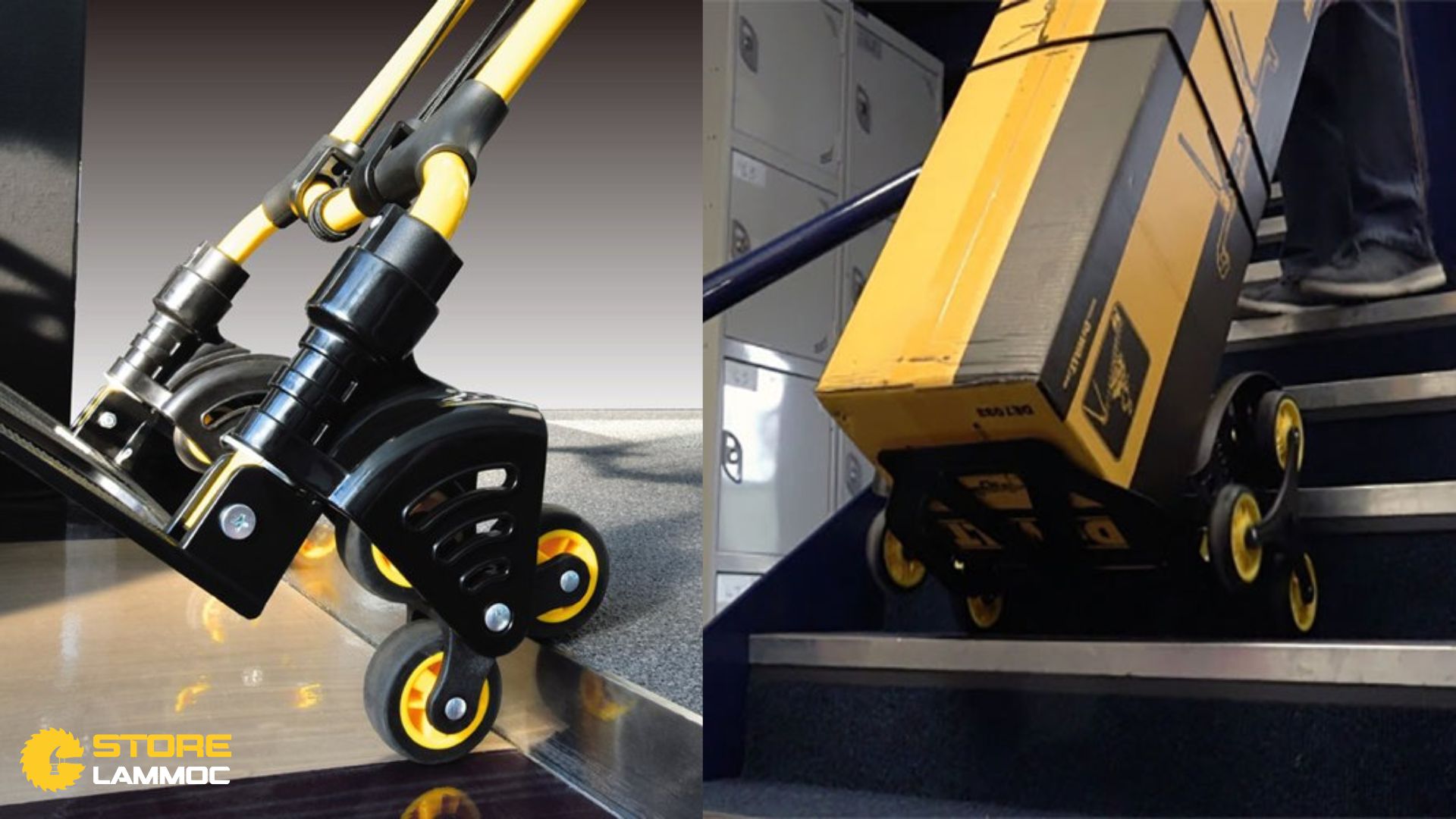 Ứng dụng thực tế của xe đẩy hàng Stanley