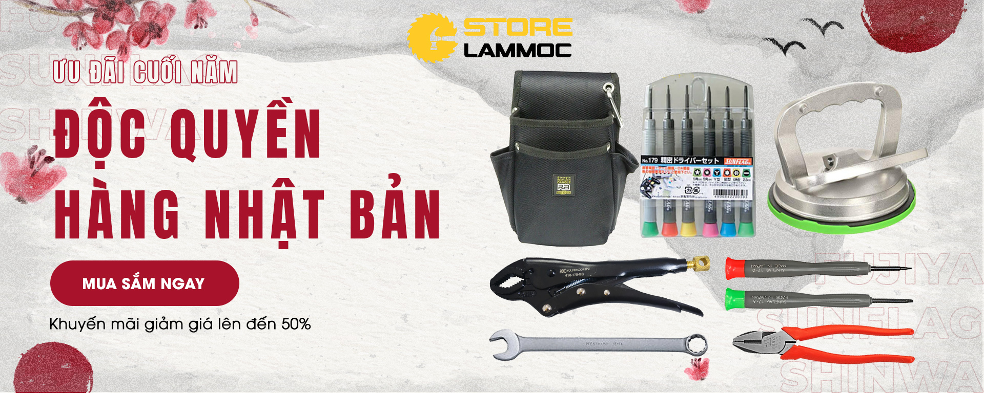 Ưu đãi cuối năm hàng Nhật Bản độc quyền, giảm giá lên đến 50%!