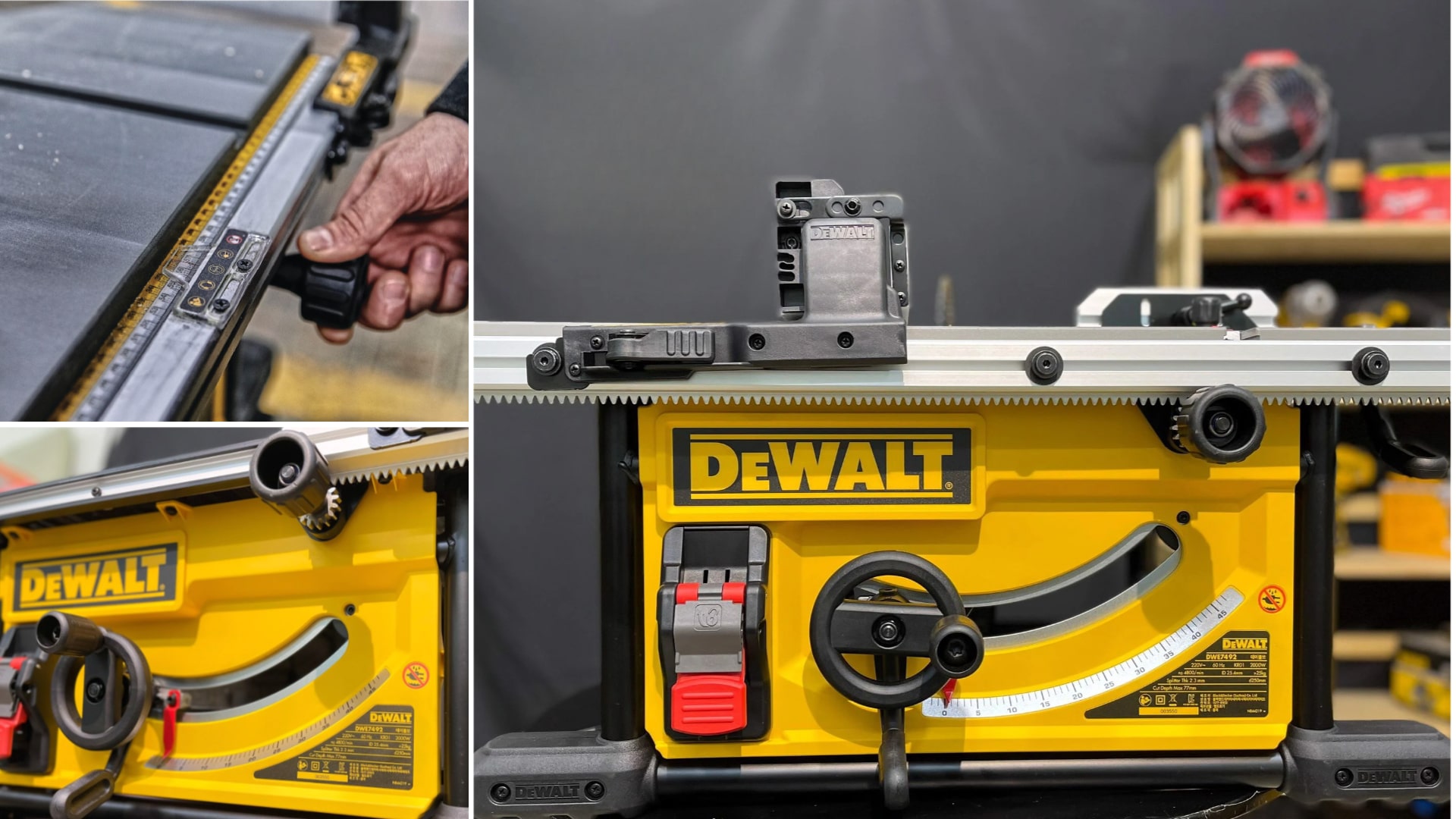Ưu điểm của máy cưa bàn Dewalt DWE7492-KR