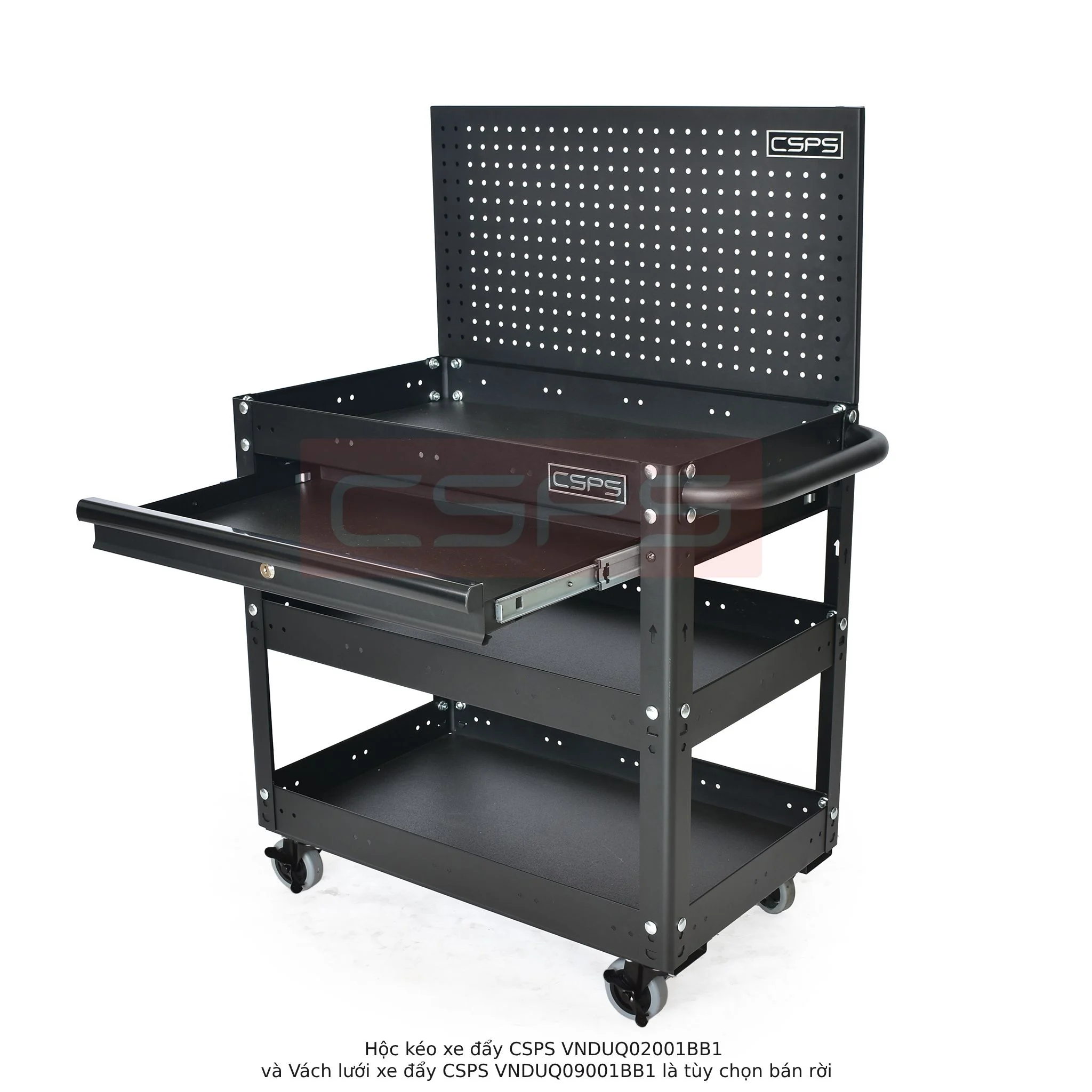 Xe đẩy 3 ngăn - 71cm màu đen CSPS VNUQ071XDBB3