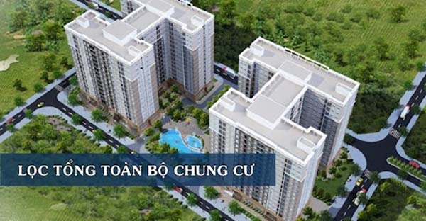 Hệ thống lọc tổng toàn bộ chung cư do ADOCO phân phối chất lượng