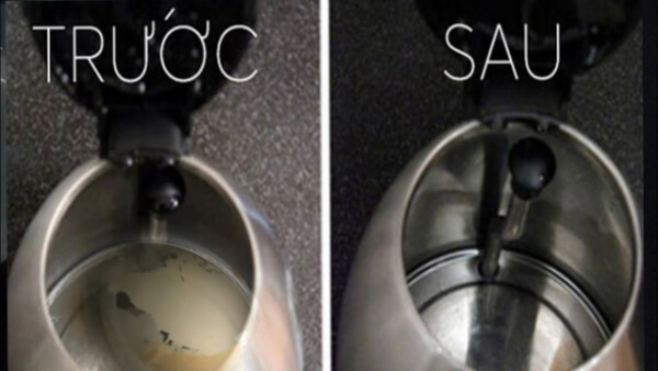 Những cách tẩy cặn ấm đun nước cực kỳ hiệu quả