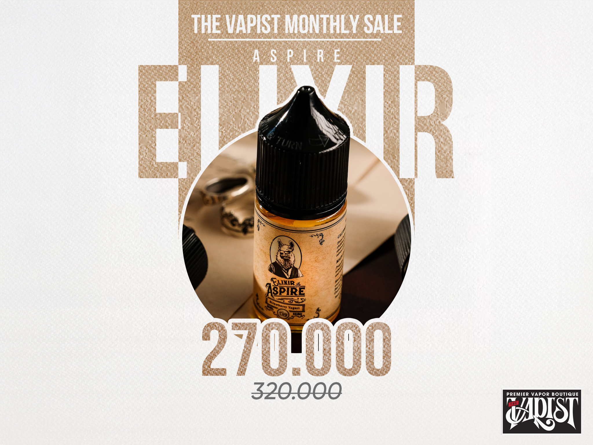 Tinh dầu Aspire Elixir Juice salt nic sale 270k