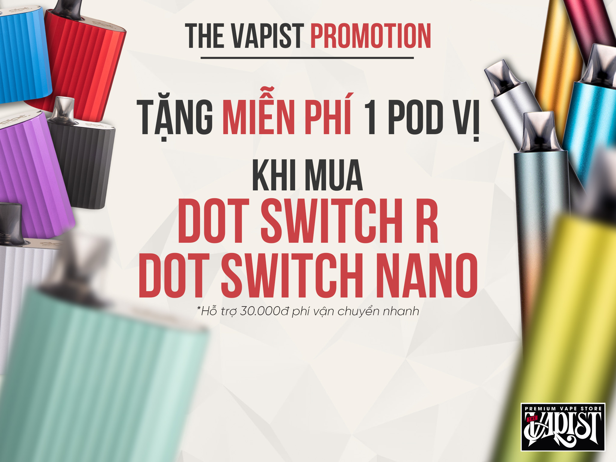 Dotmod Dot Switch tặng kèm 1 pod