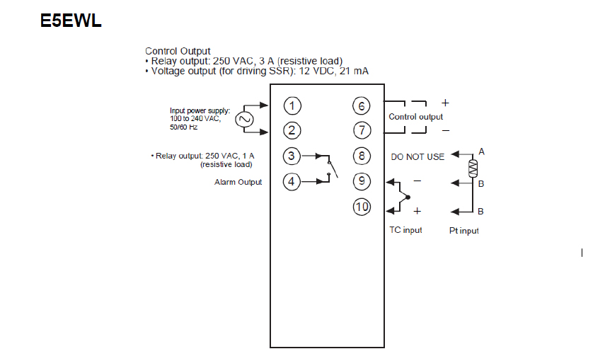Sơ đồ đấu dây E5EWL-R1P