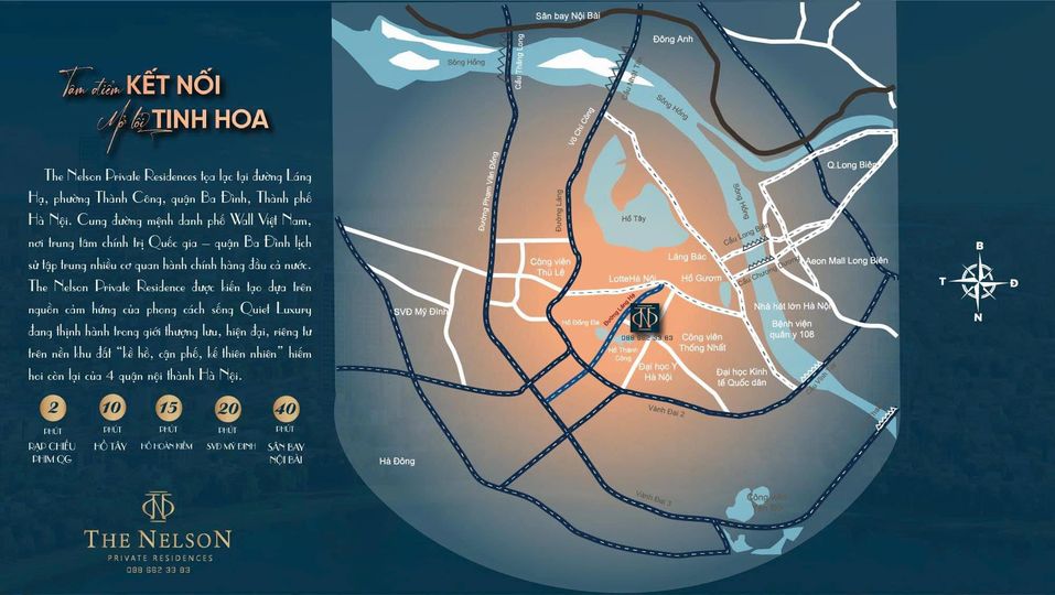 vị trí dự án the nelson 29 láng hạ