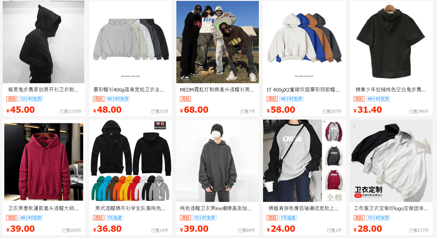 13+ Link Shop Áo Hoodie Đẹp, Giá Rẻ Quảng Châu Shippo