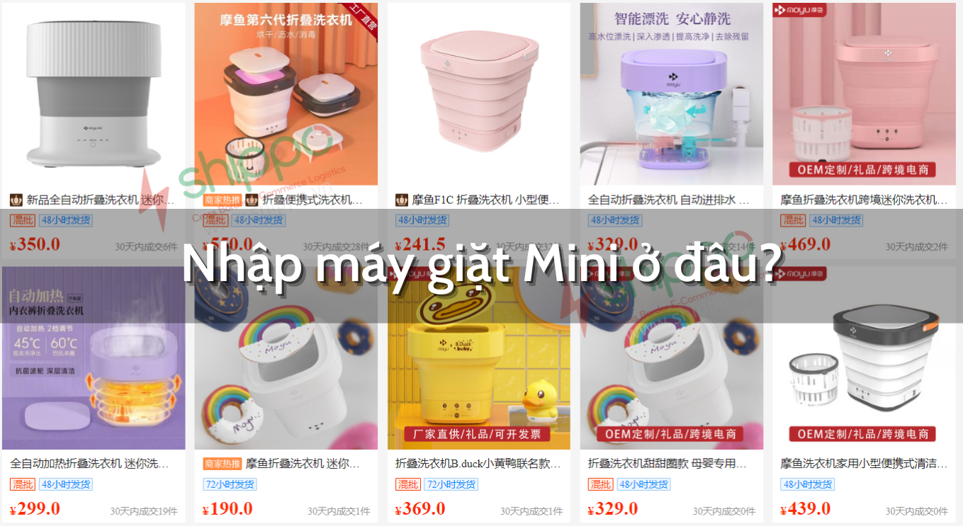 CÓ NÊN MUA MÁY GIẶT MINI TRUNG QUỐC KHÔNG? Shippo