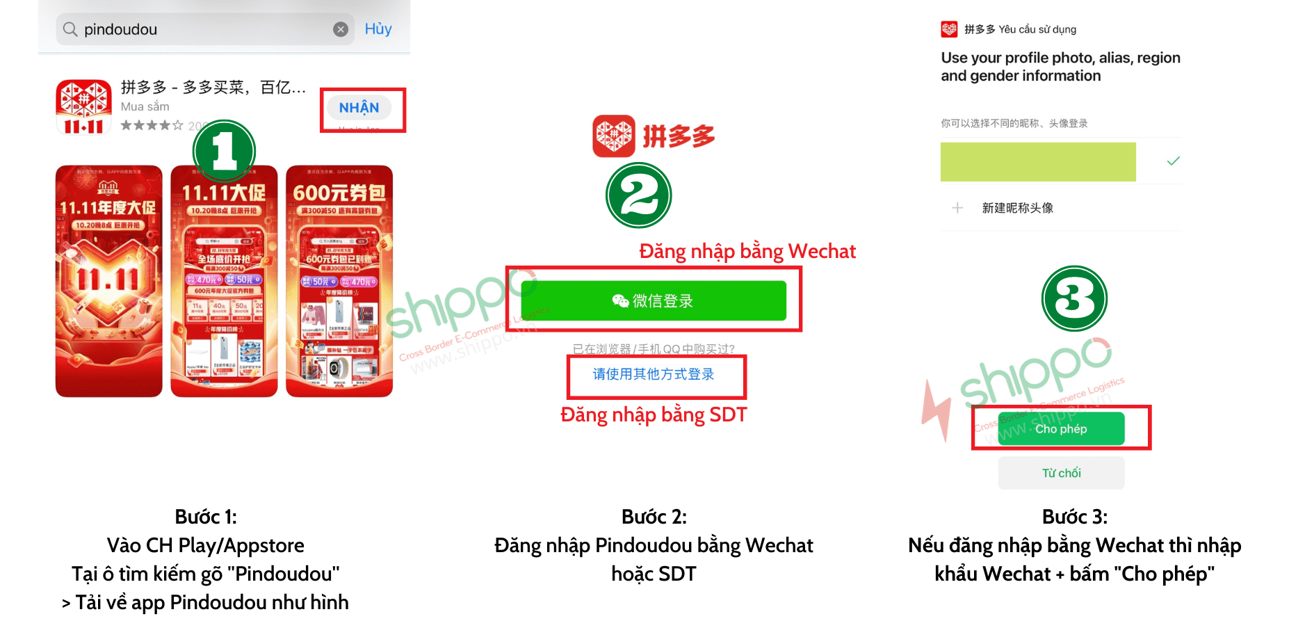 PINDUODUO LÀ GÌ? KINH NGHIỆM MUA HÀNG TRÊN PINDUODUO CẦN LƯU Ý Shippo