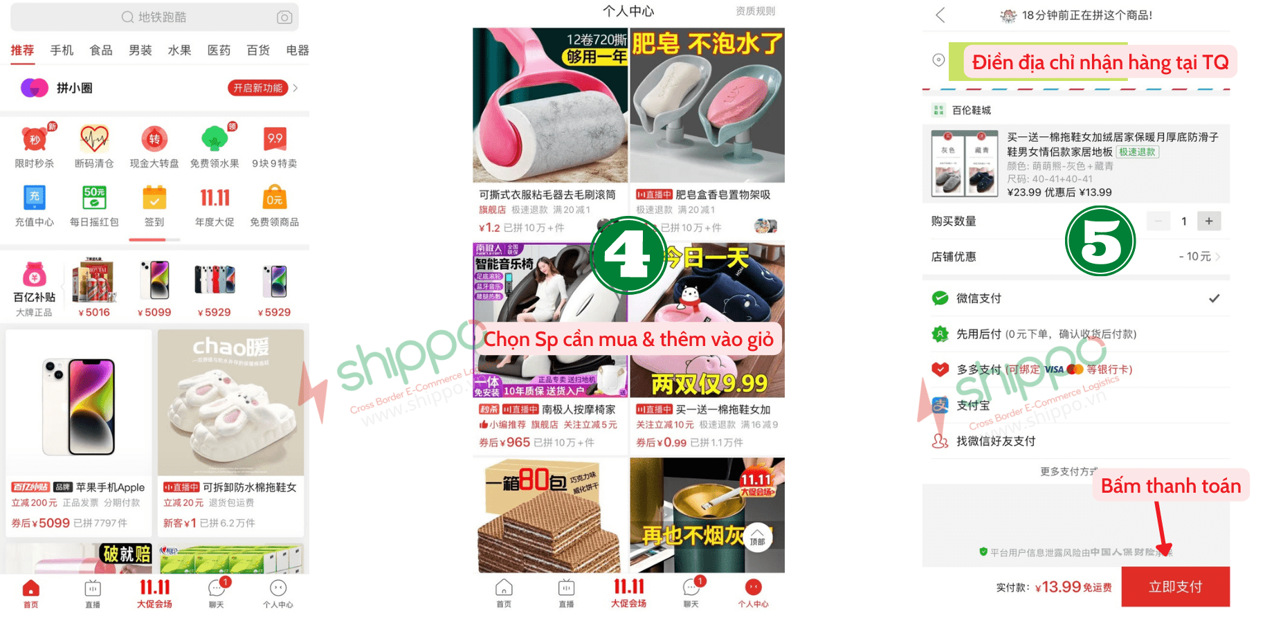 PINDUODUO LÀ GÌ? KINH NGHIỆM MUA HÀNG TRÊN PINDUODUO CẦN LƯU Ý Shippo