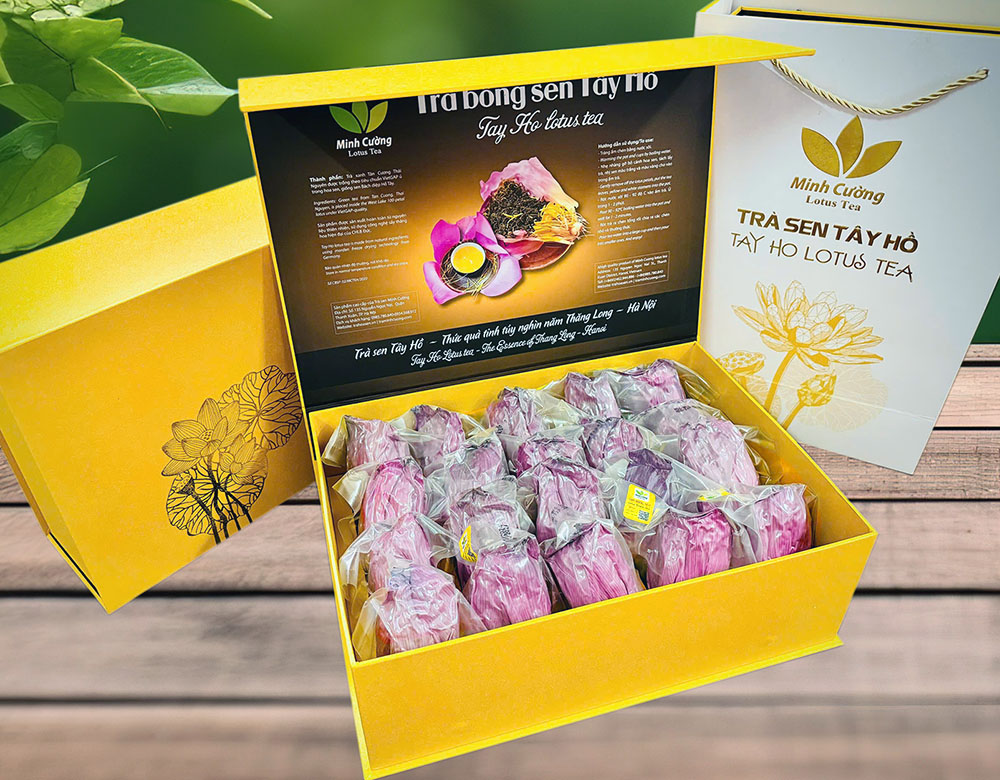 Hộp trà sen cao cấp 20 búp