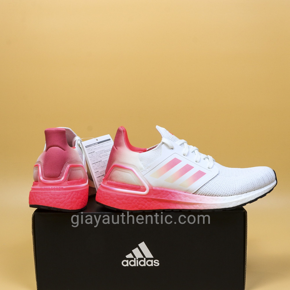 Ảnh thật 1 giày nữ Adidas chính hãng Ultraboost 20 J FX0456