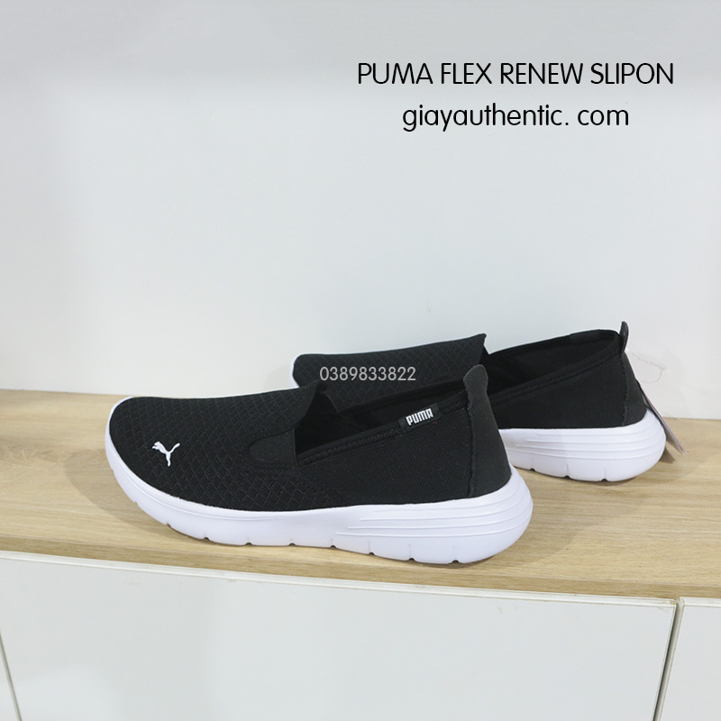 2 Giày Puma Flex Renew Slipon 371951 01 Đen