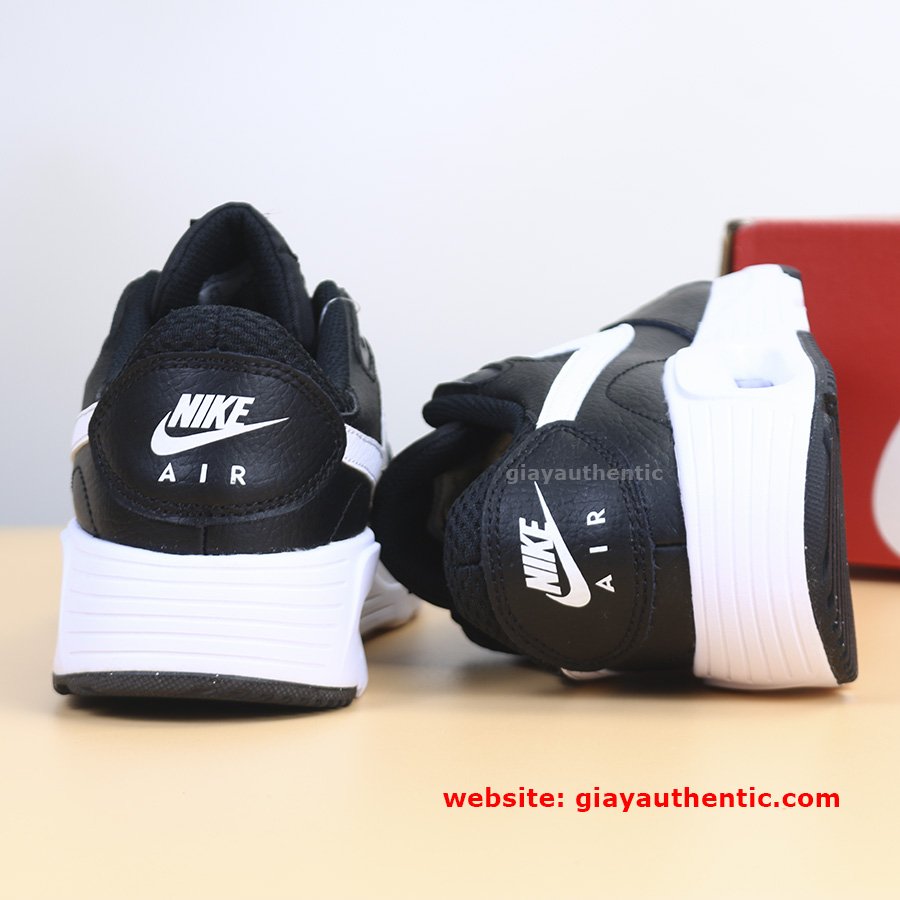ảnh chi tiết gót Giày Nike Air Max SC Màu Đen