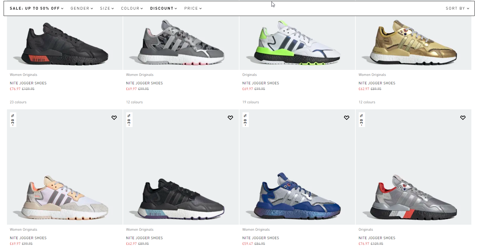 Tổng hợp NITE JOGGER Adidas UK sale đậm tới 63%