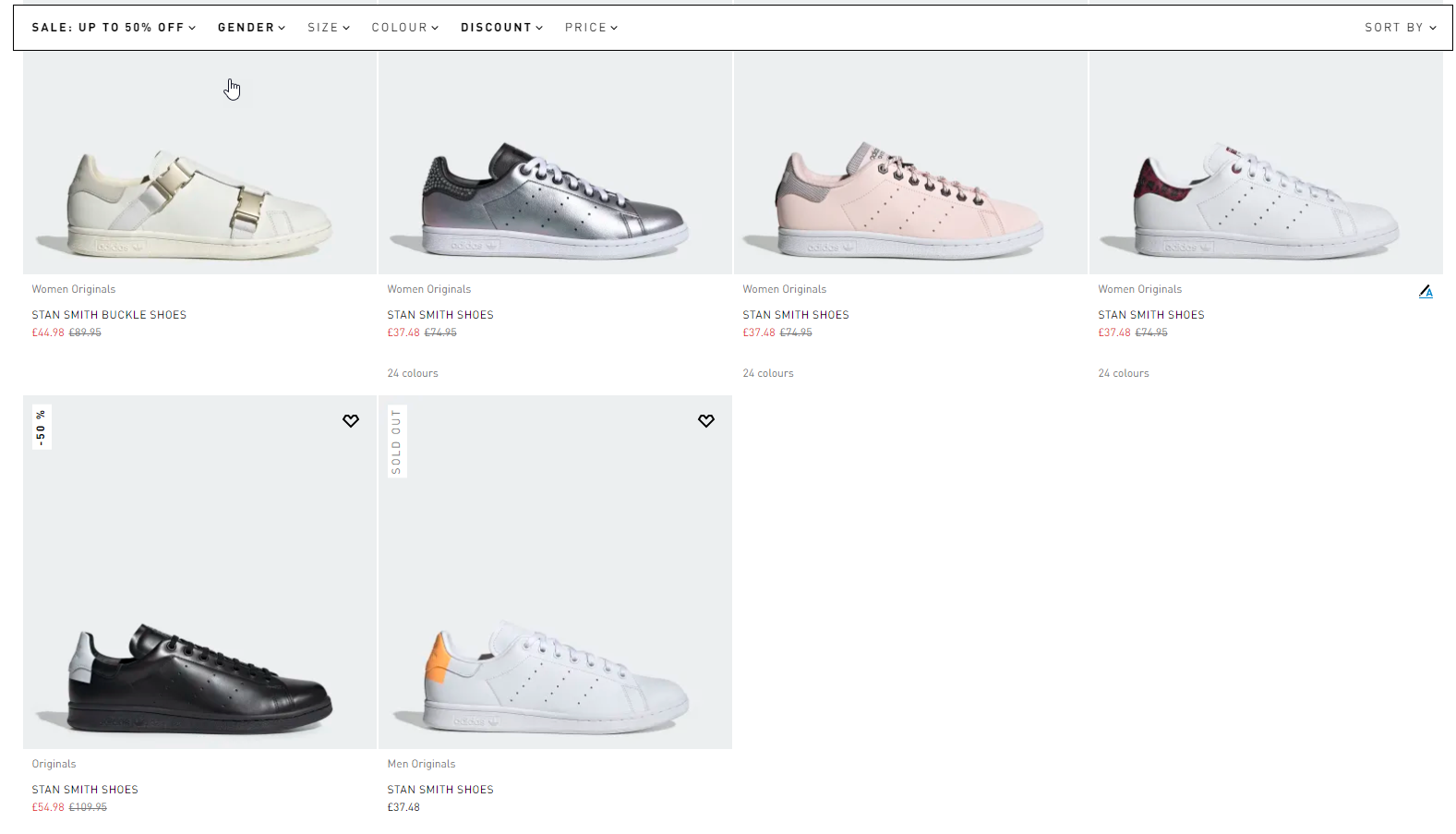 Tổng hợp các mẫu Super Star+Stan Smith sale lớn UK