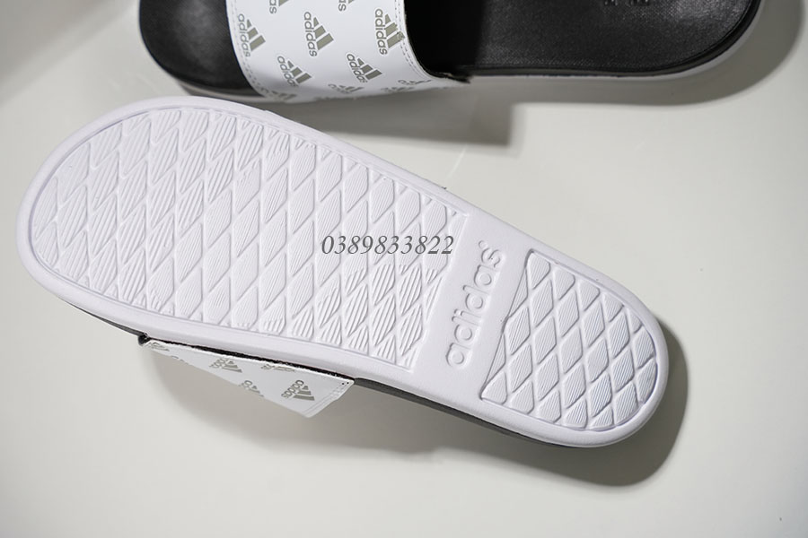 đế Dép adidas chính hãng Adilette Comfort GV9737 Đen Trắng