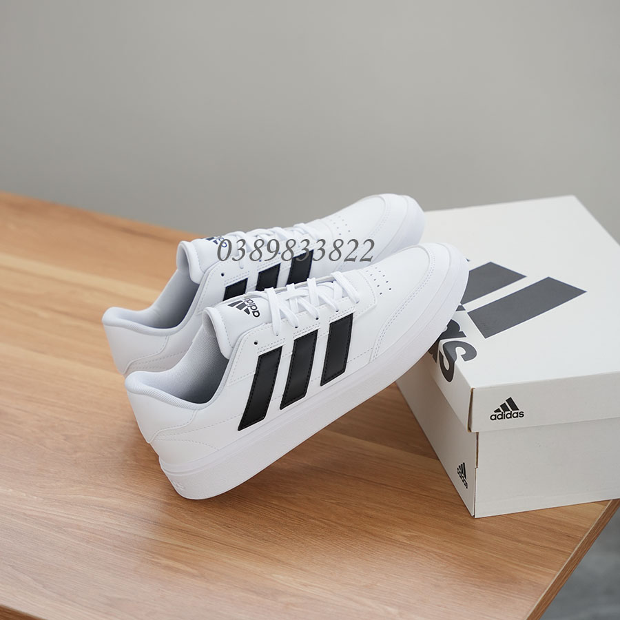 3 Giày Adidas Courtblock IF4033 Trắng đen