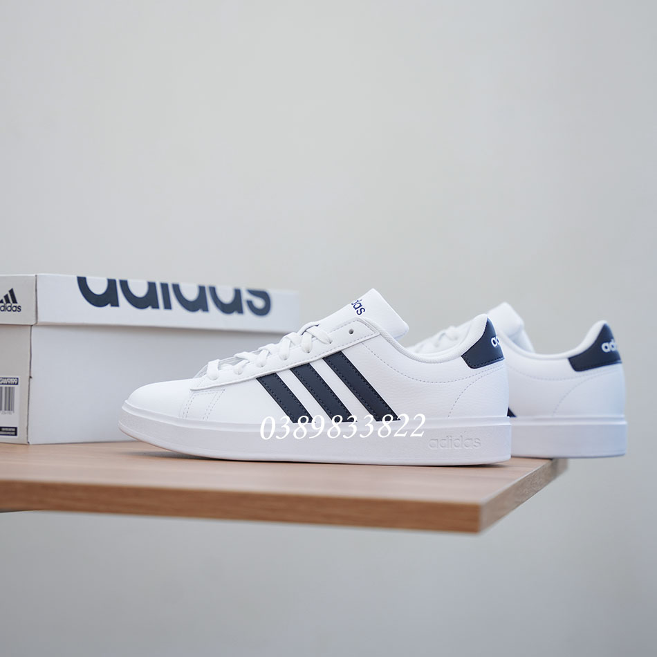 4 Giày adidas Grand Court 2.0 GW9199 Trắng / Navy