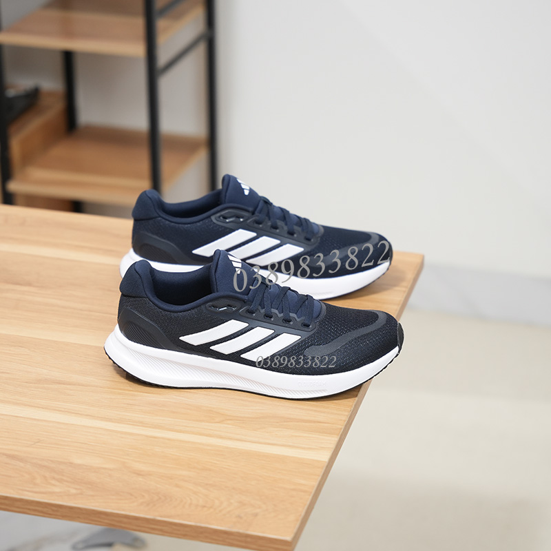 1 Giày adidas runfalcon 5 IE8809 xanh navy