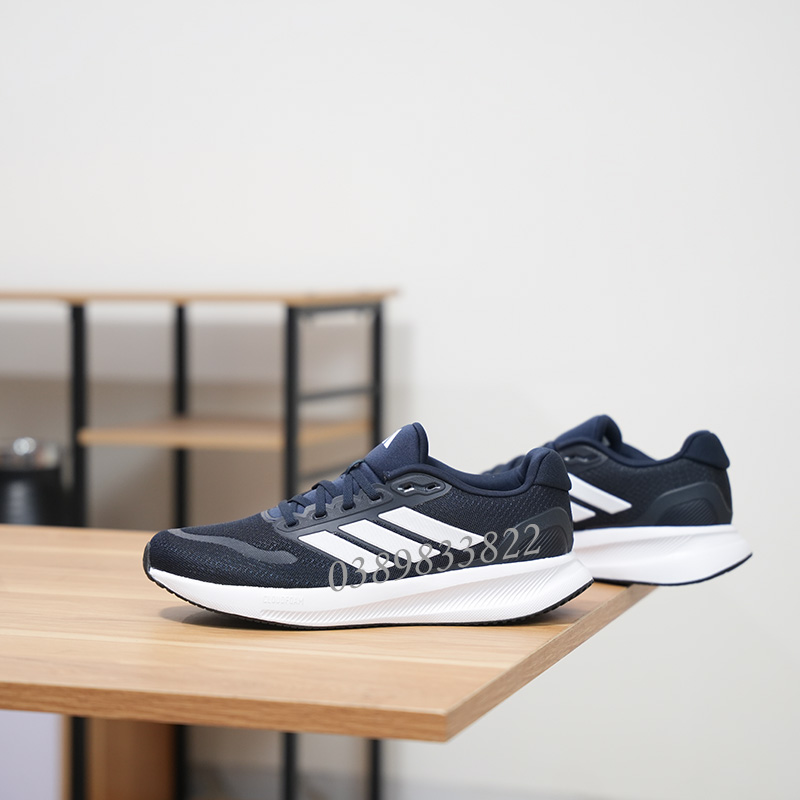 4 Giày adidas runfalcon 5 IE8809 xanh navy