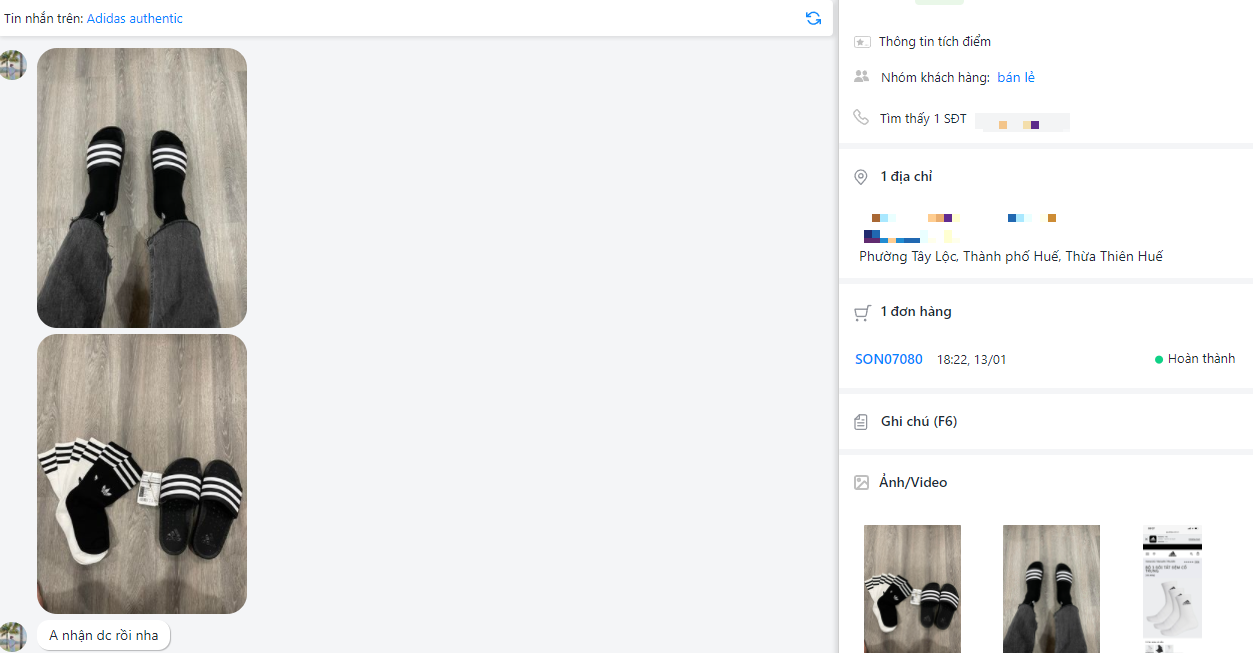 Dép Adilette Boost Đen FY8154 - Adidas chính hãng