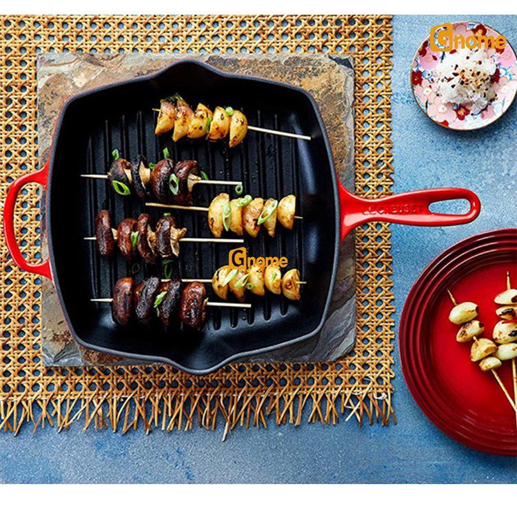 Chảo nướng vuông LeCreuset 26cm Cerise