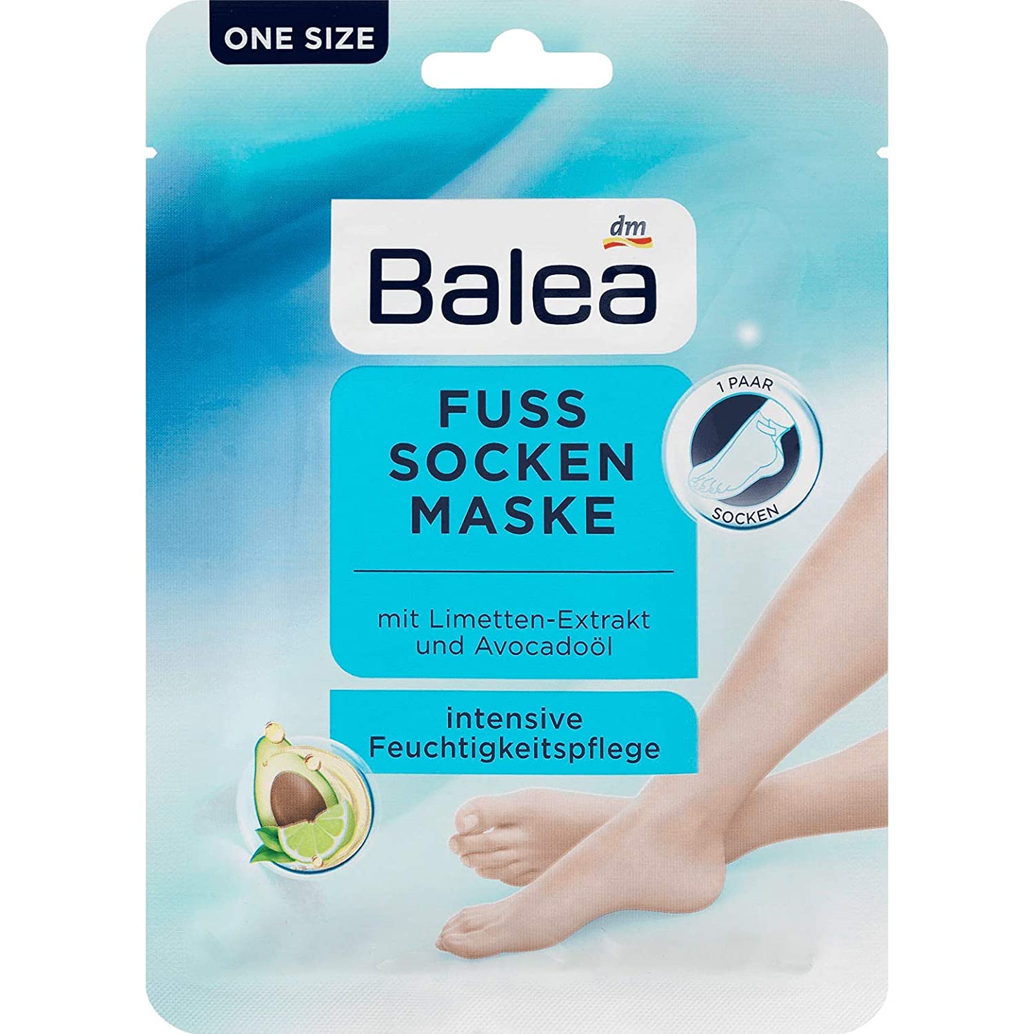 Dưỡng chân Balea Fußmaske in Socken