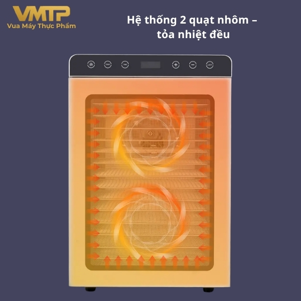 Máy Sấy Thực Phẩm Công Nghiệp 16 Khay SS-16D