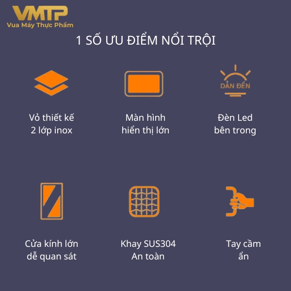 Máy Sấy Thực Phẩm Công Nghiệp 16 Khay SS-16D