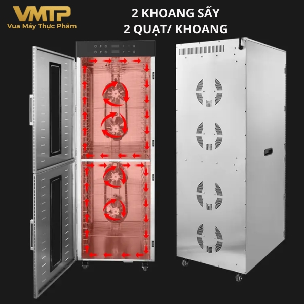 Máy Sấy Thực Phẩm Công Nghiệp 32 Khay SS-32H