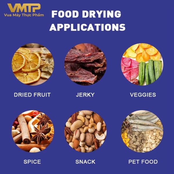 Máy Sấy Thực Phẩm Gia Đình 6 Khay SS-06J