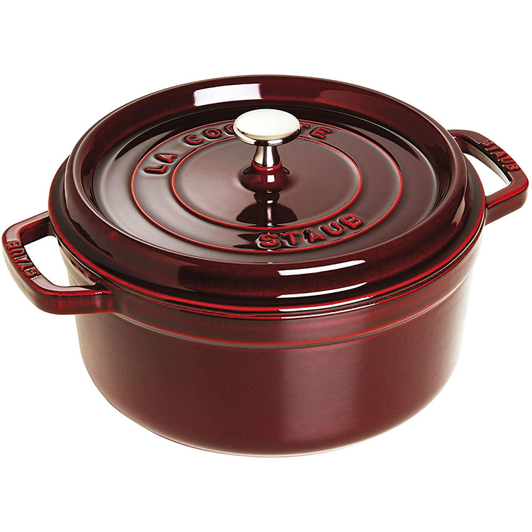 Nồi Gang Đúc Staub Round Cocotte Grenadine 24cm