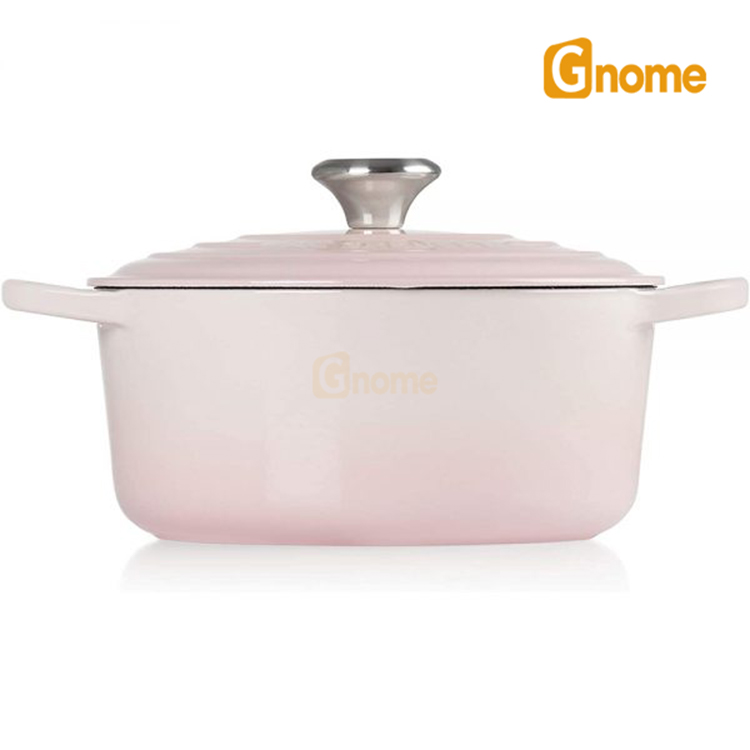 Nồi gang Le Creuset Brater Rund Evo 24cm Shell Pink