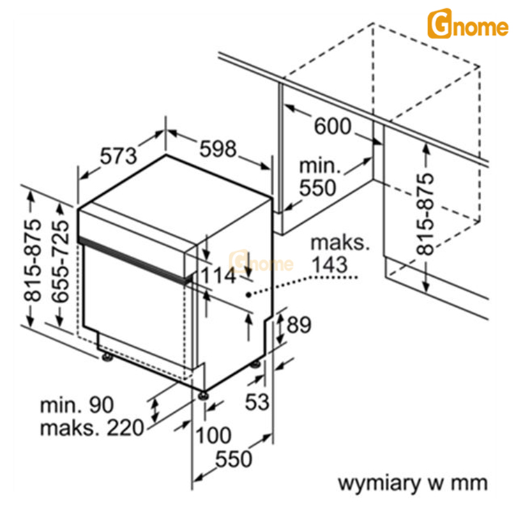 Máy rửa bát Bosch SMI68NS07E