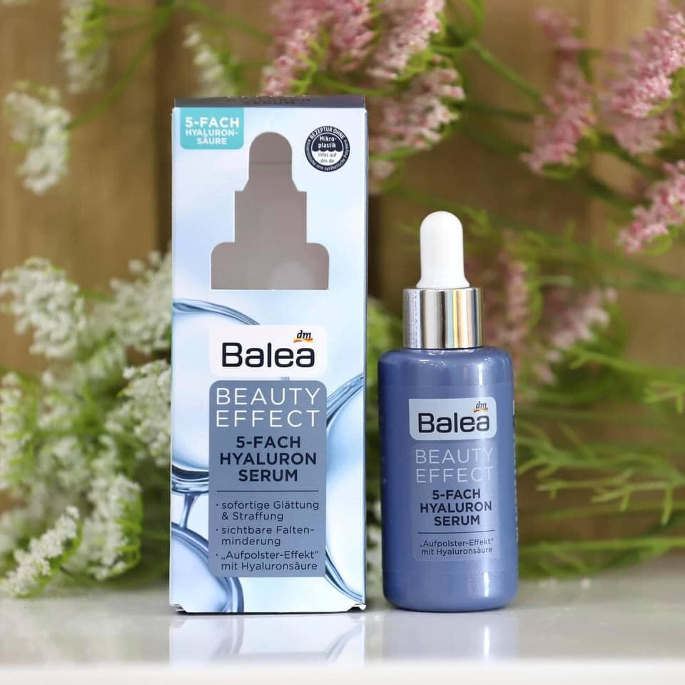 Cách sử dụng huyết thanh trẻ hóa da Balea Serum Beauty Effect mit 5-Fach Hyaluron