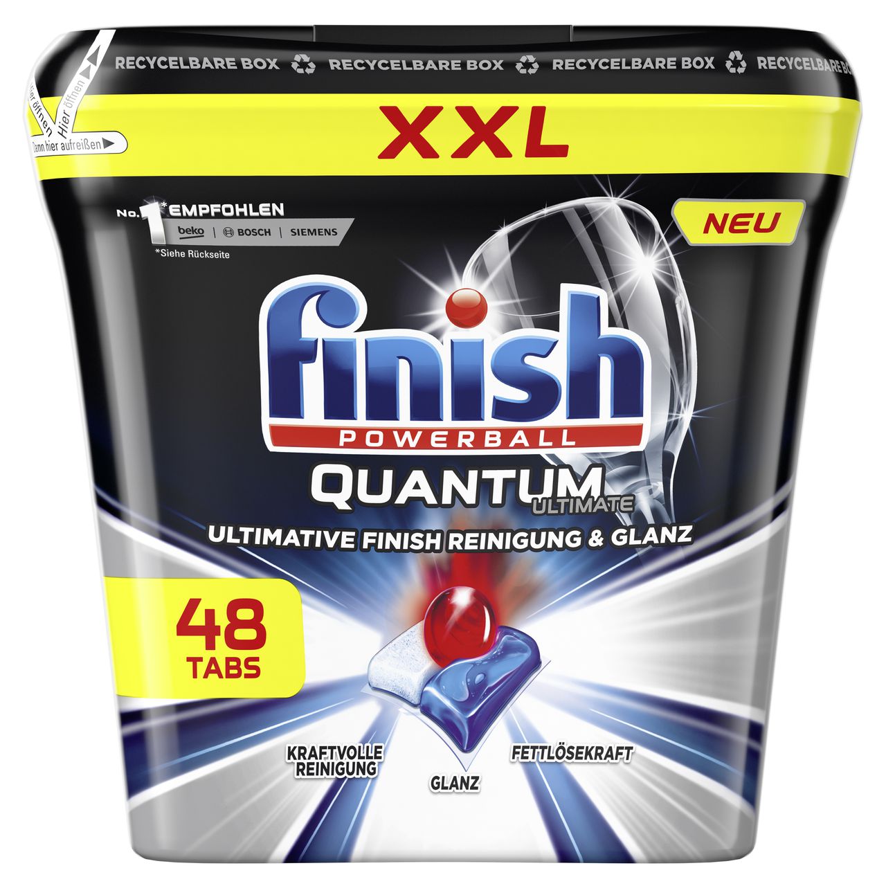 Mô tả Viên rửa bát Finish Quantum Ultimate 48 viên