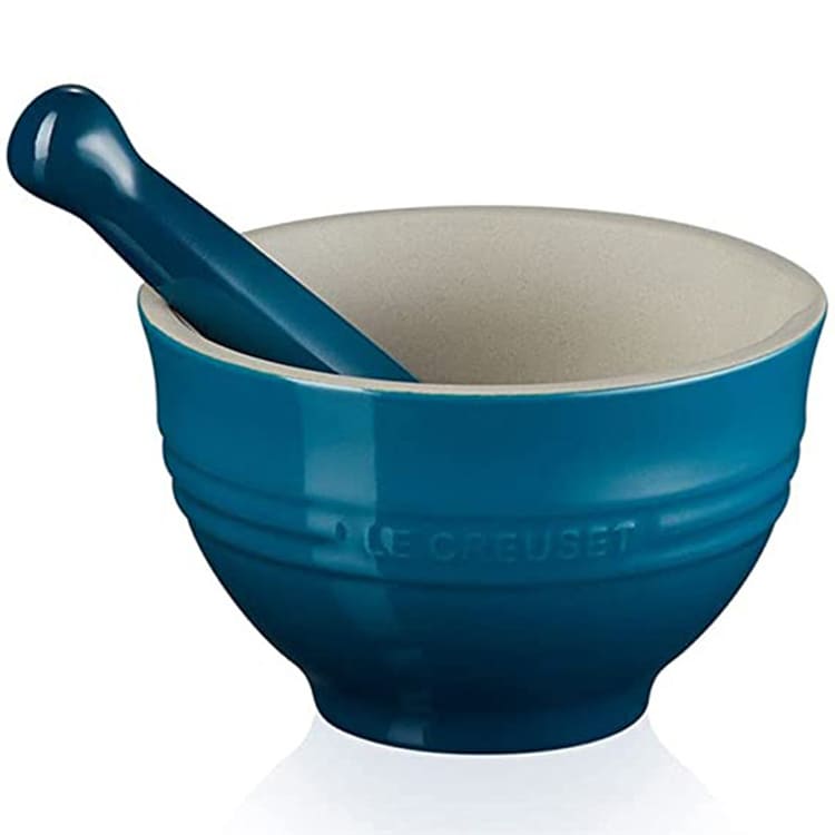 Bộ Chày Cối Lecreuset Mortar & Pestle Deep Teal 300ml  