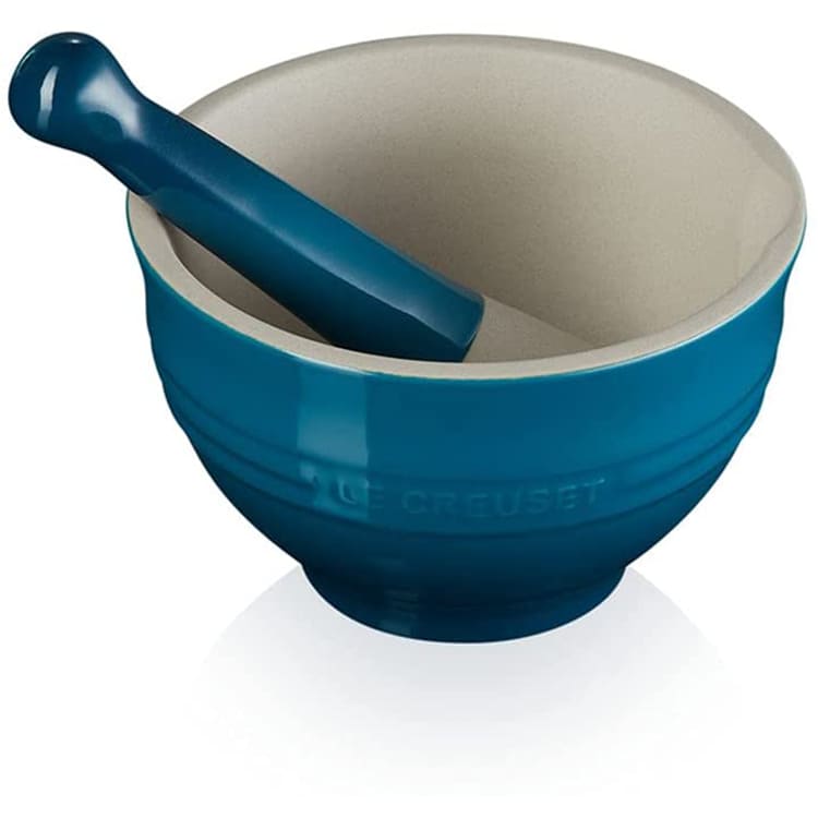 Bộ Chày Cối Lecreuset Mortar & Pestle Deep Teal 300ml  