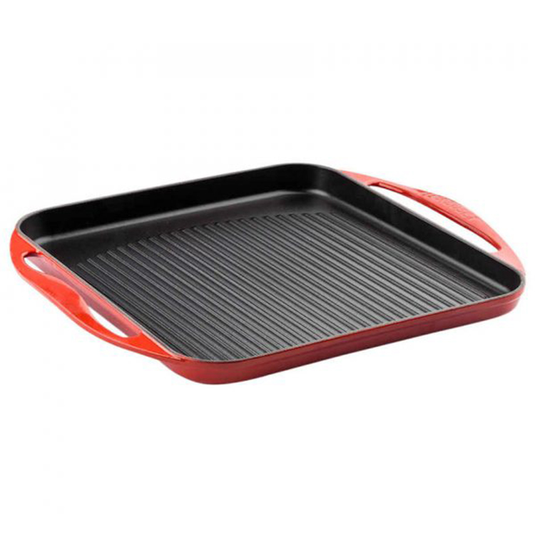 Chảo nướng chữ nhật Le Creuset màu đỏ anh đào 32x22cm