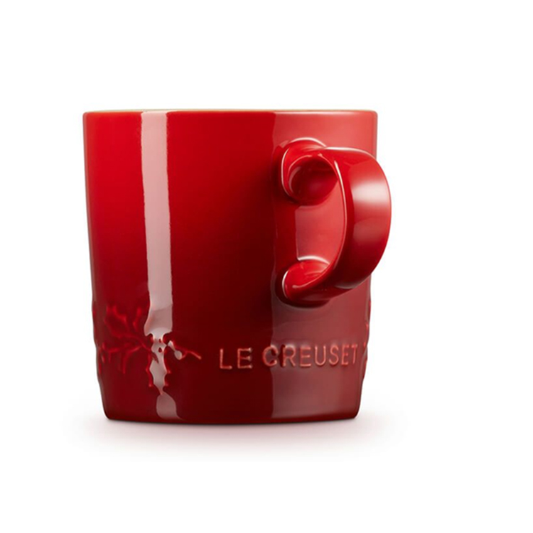 Cốc Cafe Le Creuset London Holly màu anh đào 200ml